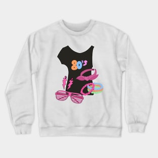 80's woman Crewneck Sweatshirt